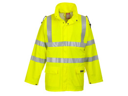 Vlamvertragende multinorm Hi Viz regenjas Portwest FR41