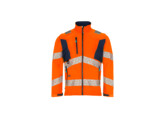 JAS SY SOFTSHELL LEDSTART 604W FLUO-ORANJE/MARINE L