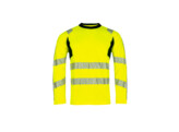 TSHIRT SY LITTUP 306W FLUOGEEL/ZWART M