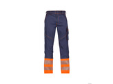 BROEK DS PRINCETON MARINE/FLUO-ORANJE 38