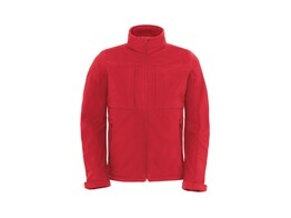 Heren softshell Hooded B C