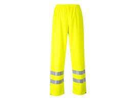 Vlamvertragende multinorm Hi Viz regenbroek Portwest FR43
