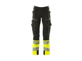 BROEK MT 19179-511 ZWART/FLUOGEEL 52