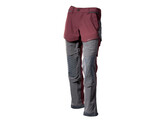 BROEK MT 22279-605 BORDEAUX/STEENGRIJS 66