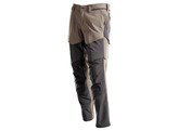 BROEK MT 22379-311 DONKERZAND/STEENGRIJS 66