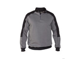 SWEATER DS BASIEL GRIJS/ZWART 4XL