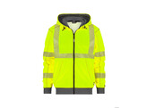 SWEATER DS EVANS FLUOGEEL/CEMENTGRIJS XL