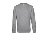 SWEATER B C KING CREW NECK HEATHER GREY XS