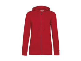 Dames sweater B C Organic Zipped Hooded Women