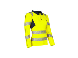 Dames Signalisatie Poloshirt SYNQ  OBVIAS LONG