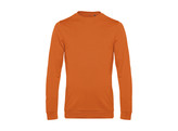 SWEATER B C SET-IN FRENCH TERRY PURE ORANGE 3XL