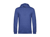 SWEATER B C HOODIE FRENCH TERRY HEATHER ROYAL BLUE S