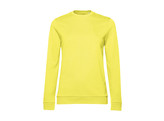 SWEATER B C SET-IN WOMEN FRENCH TERRY SOLAR YELLOW S