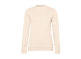 SWEATER B C SET-IN WOMEN FRENCH TERRY PALE PINK L