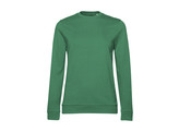SWEATER B C SET-IN WOMEN FRENCH TERRY KELLY GREEN XL
