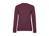 SWEATER B C SET-IN WOMEN FRENCH TERRY WINE L